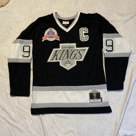 Authentic Wayne Gretzky NHL hockey Los Angeles Kings Mitchell and Ness jersey - Picture 5 of 16